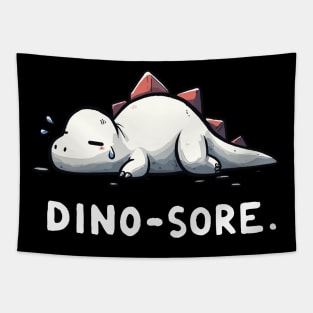 Dinosaur Fitness Sore Dinosore Dino Humor Tapestry