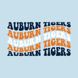 Auburn Tigers Retro Design T-Shirt
