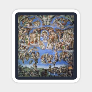 The Last Judgement - Michelangelo Sistine Chapel Vatican Magnet