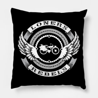 Pee-Wee biker tee Pillow