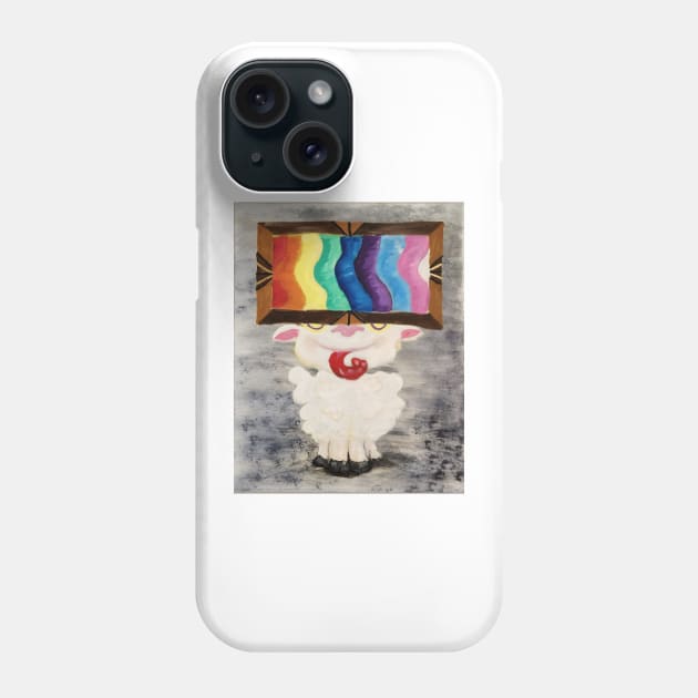 Queer Sheep Diversity Flag Phone Case by ARSTees