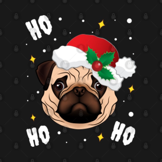 Discover Pug Christmas Santa - Pug Christmas - T-Shirt