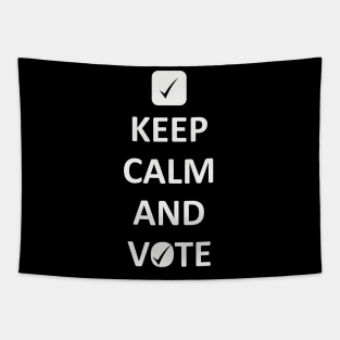 Keep Calm and Vote Tapestry