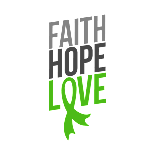 Faith Hope Love | Gallbladder Cancer Awareness T-Shirt