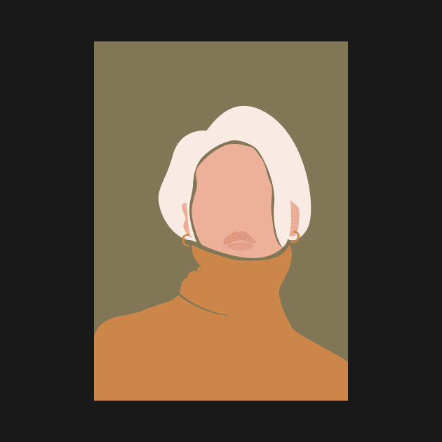 Blonde Bob Style Woman by JunkyDotCom