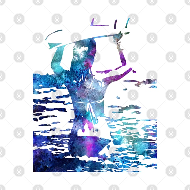 Surfer girl by RosaliArt