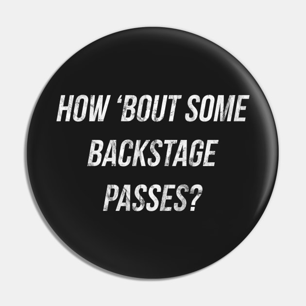How Bout Some Backstage Passes?!?!? Pin by FandomTrading