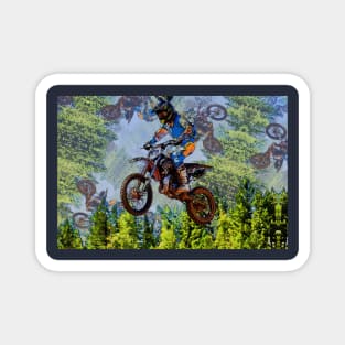 Dirt Biking Fools - Motocross Racers Magnet