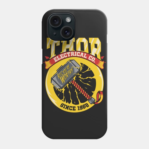 Thor Electrical Co. Phone Case by Akiwa