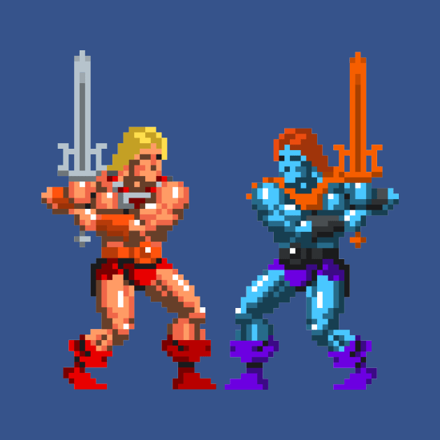 He-Man Vs. Faker by Chaosblue