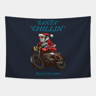 chritmas riders Tapestry