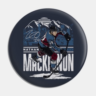 Nathan MacKinnon Colorado Player Skyline Pin