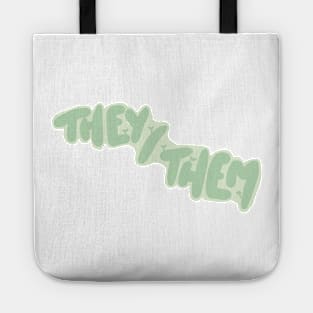 soft pronouns- they/them Tote