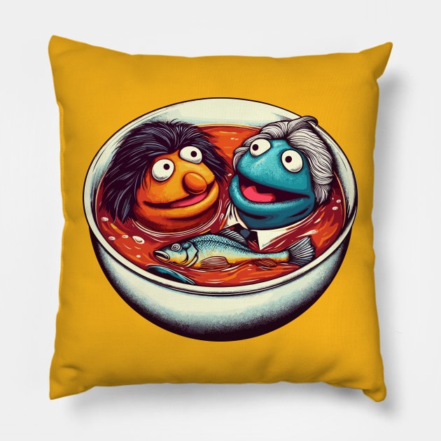 Soup Muppet Pillow by Juancuan