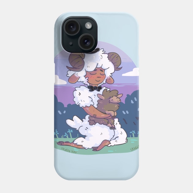 Sheep Child Phone Case by sky665