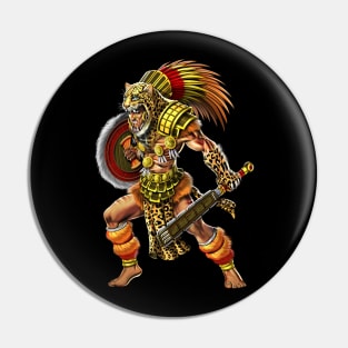 Aztec Jaguar Warrior Pin