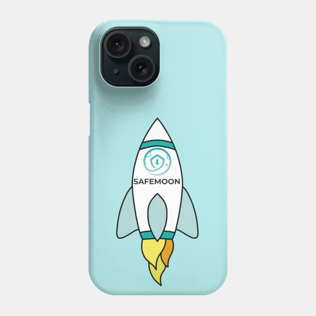 Safemoon To The Moon Rocket Phone Case by DiegoCarvalho