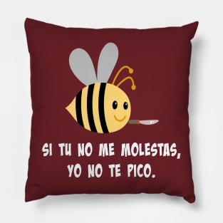 Camisa Graciosa en Espanol Hispanics Latinos Humor Tee Pillow