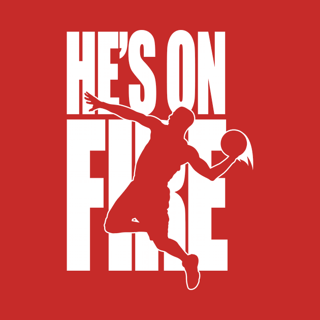 NBA JAM He's On Fire Nba Jam TShirt TeePublic