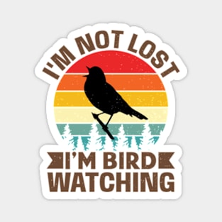 Cool Bird Watching Design For Men Women Bird Watcher Birder Magnet