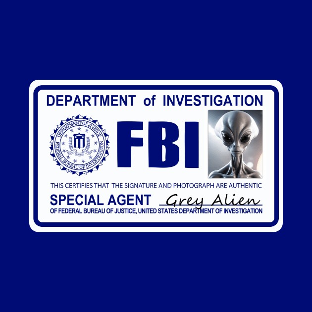 Alien FBI Credentials by roswellboutique