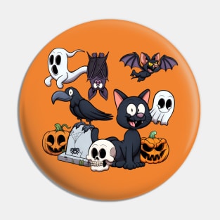 Halloween Characters Pin