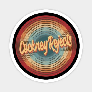 Cockney Rejects Vintage Circle Magnet