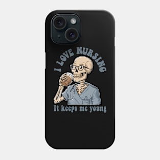 I Love Nursing Funny For Nurses Phone Case