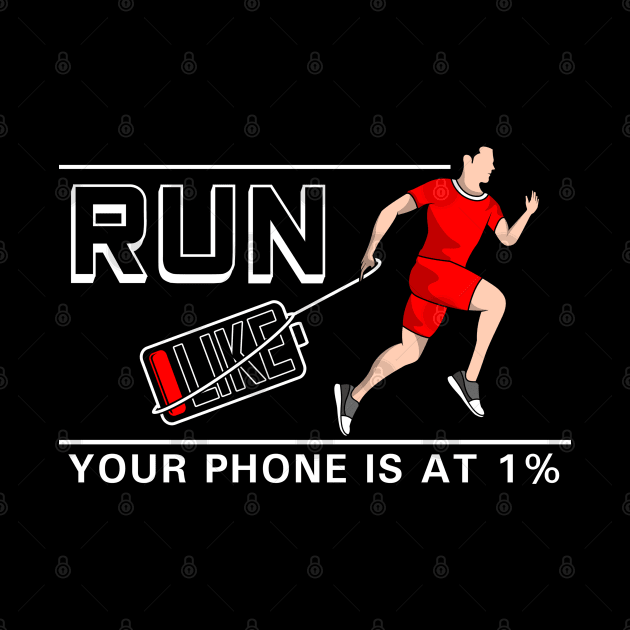 Jogging with Cell phone by Markus Schnabel