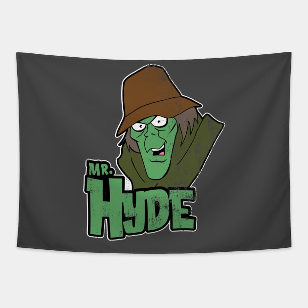 Mr Hyde Tapestry by Rawddesign