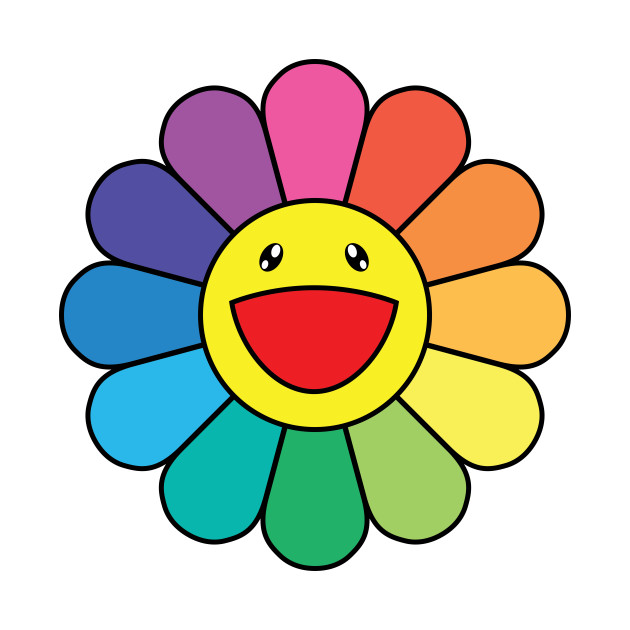 Download Takashi Murakami Happy Flower - Murakami - Onesie | TeePublic