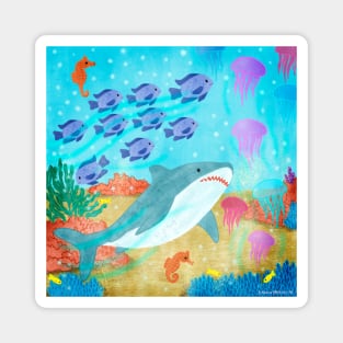 Shark and Fish Magnet