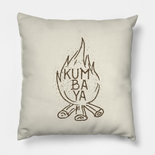 Kumbaya campfire Pillow