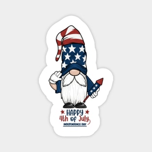 Patriotic Gnome Magnet