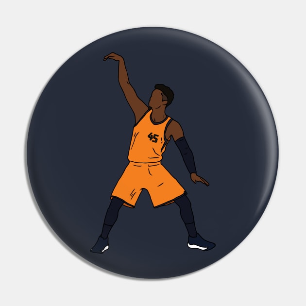 Donovan Mitchell "Hold It" Pin by rattraptees