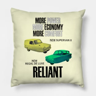 RELIANT REGAL and SUPERVAN - advert Pillow