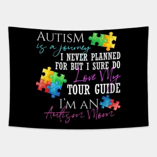 Autism Is A Journey Autism Awareness Mom Tapestry