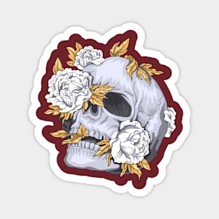 skull jasmine flower Magnet