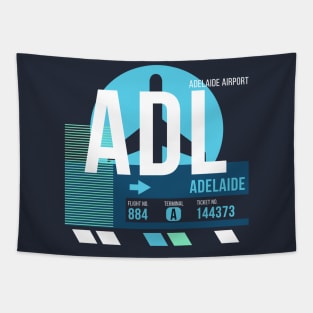 Adelaide (ADL) Airport // Sunset Baggage Tag Tapestry