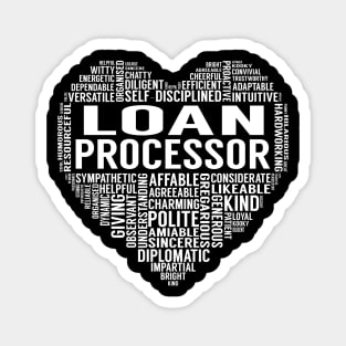 Loan Processor Heart Magnet