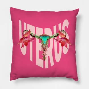 Utero en flor Pillow