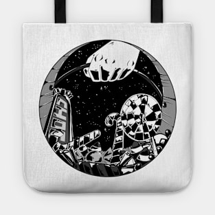 Trick or treat - Candy basket in a starry night Tote