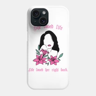 She Loved Life | Spiritual Woman Phone Case