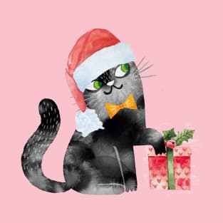 cat Christmas T-Shirt