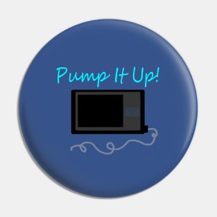 Pump It Up! Cyan Pin