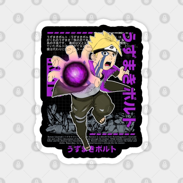 Boruto Uzumaki Rasengan Strike Magnet by Otaku Vibes