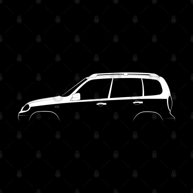 Lada Niva II Silhouette by Car-Silhouettes