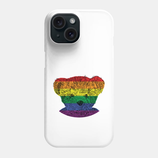 Pride Teddy Bear Phone Case by ellenhenryart