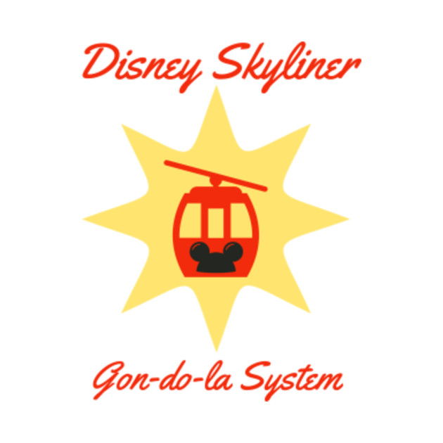 Download Disney Skyliner Gon-do-la System - Disneyworld - T-Shirt ...