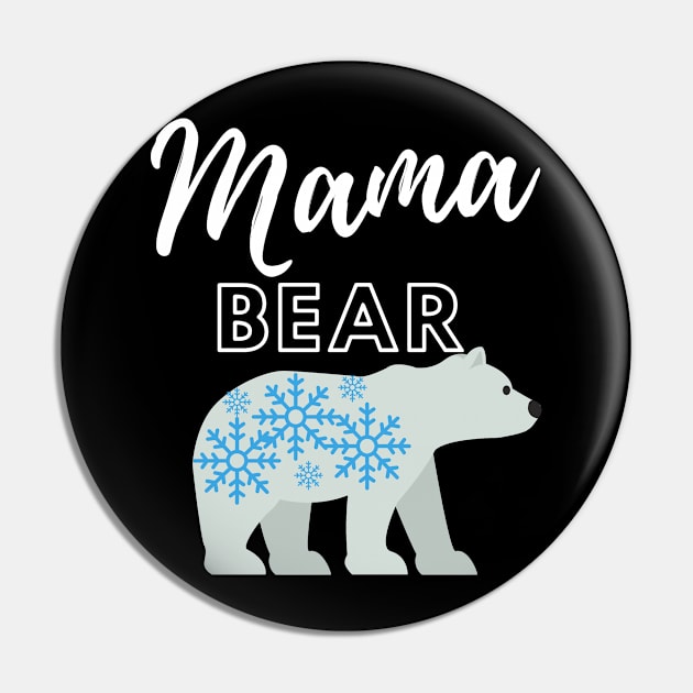 Winter Mama Bear Pin by EdenLiving